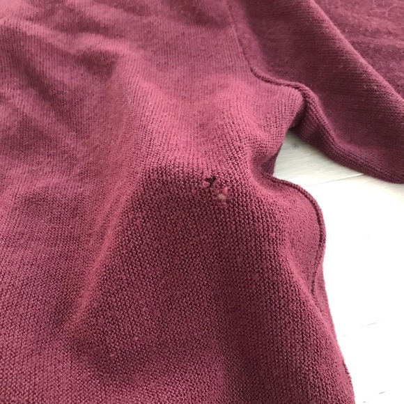 Vintage Christian Dior monsieur burgundy Cardigan sz M medium - Picture 9 of 10